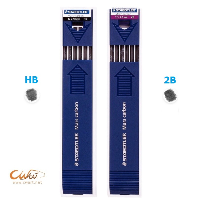 ไส้ดินสอ 2มม. Staedtler Mars Carbon 1หลอด/12ไส้
