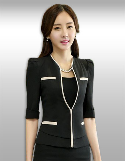 เสื้อสูทแฟชั่นแขนสามส่วนสไตล์เกาหลี มี 6ไซส รหัส2246