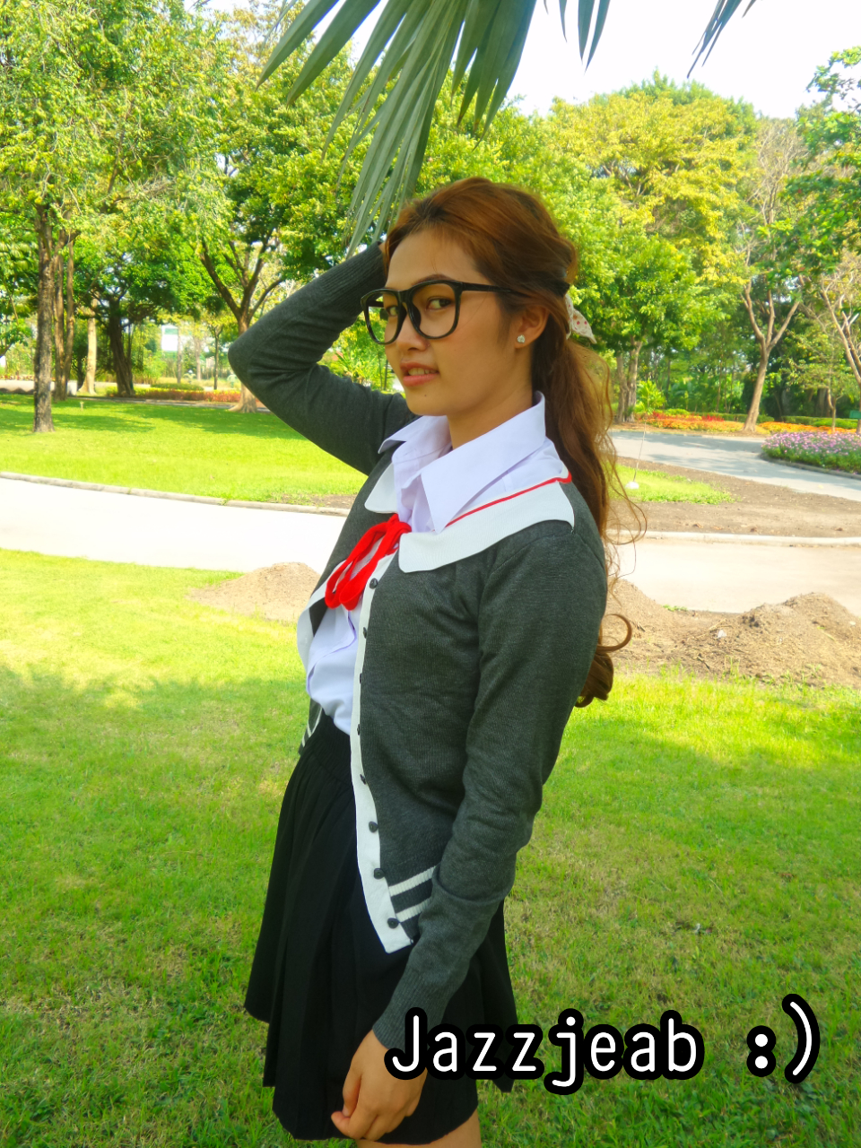 เสื้อคลุมคอโบว์ สีเทา