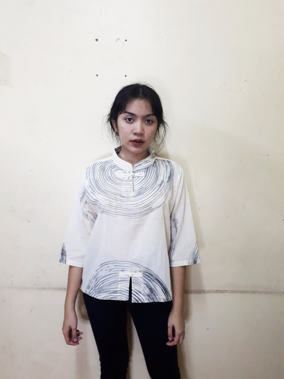 COTTON SIVAREE อรทัย-นุ่มเบาสบาย(1016) เขียว ,ครีม,น้ำตาลเข็มและน้ำตาลจุด รอบอก 44 นิ้ว