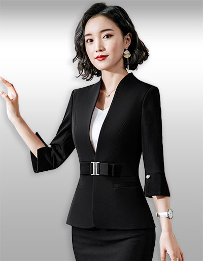 เสื้อสูทผู้หญิงสีดำแบบสวยหรู มี 7 ไซส รหัส 2194