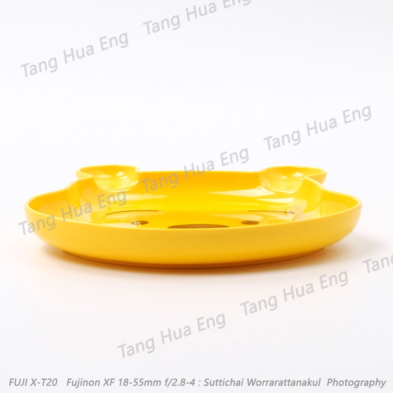 จานหลุมหน้าหมีพูห์ 7.5 นิ้ว P6082-7.5 ตรา Flower ware