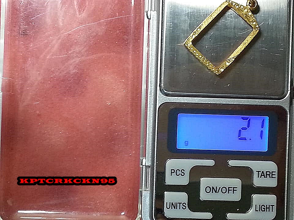 กรอบพระ ทรงสี่เหลี่ยม ทองคำ