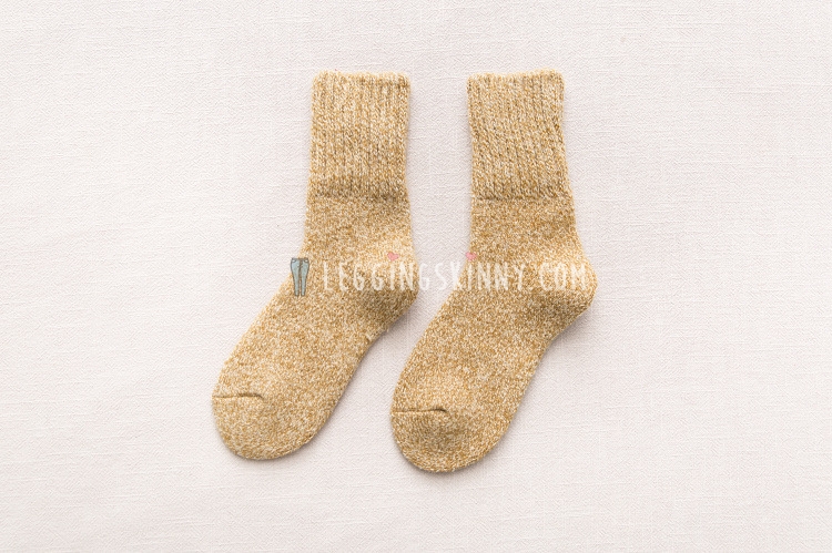 ถุงเท้าขนสัตว์หนาพิเศษ มี 10 สี VER.II