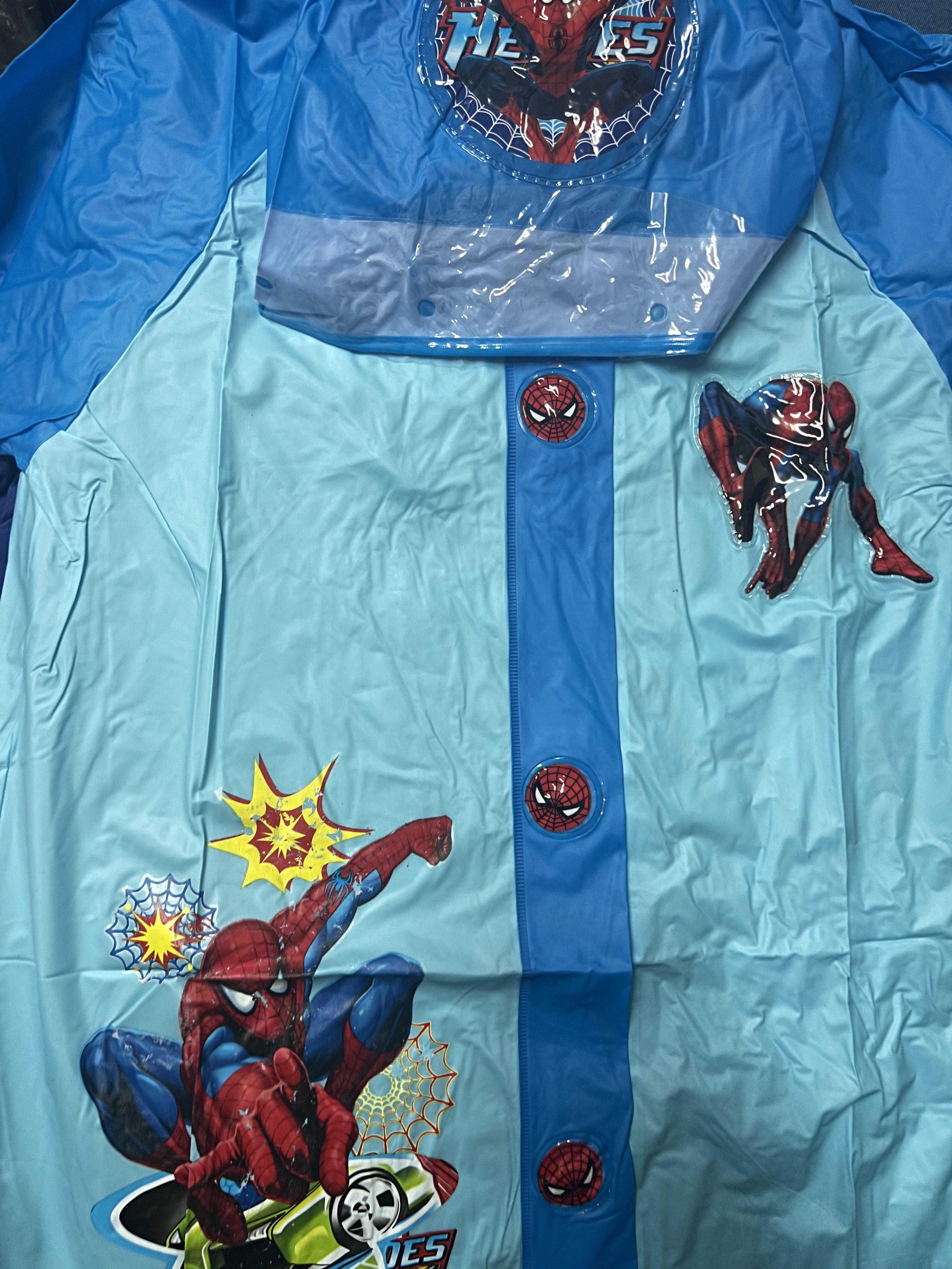 เสื้อกันฝน ชุดกันฝน เด็ก ลายสไปเดอร์แมน