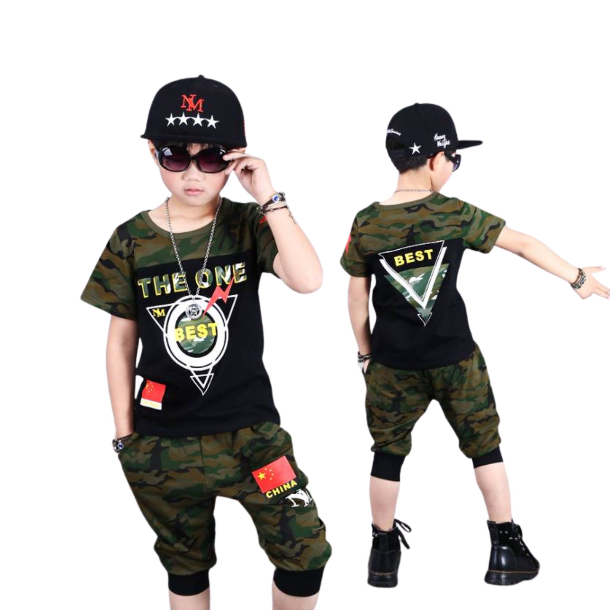 สินค้าพร้อมส่ง ชุดเซ็ตเด็กชาย เซ็ตสองชิ้น เสื้อ+กางเกง