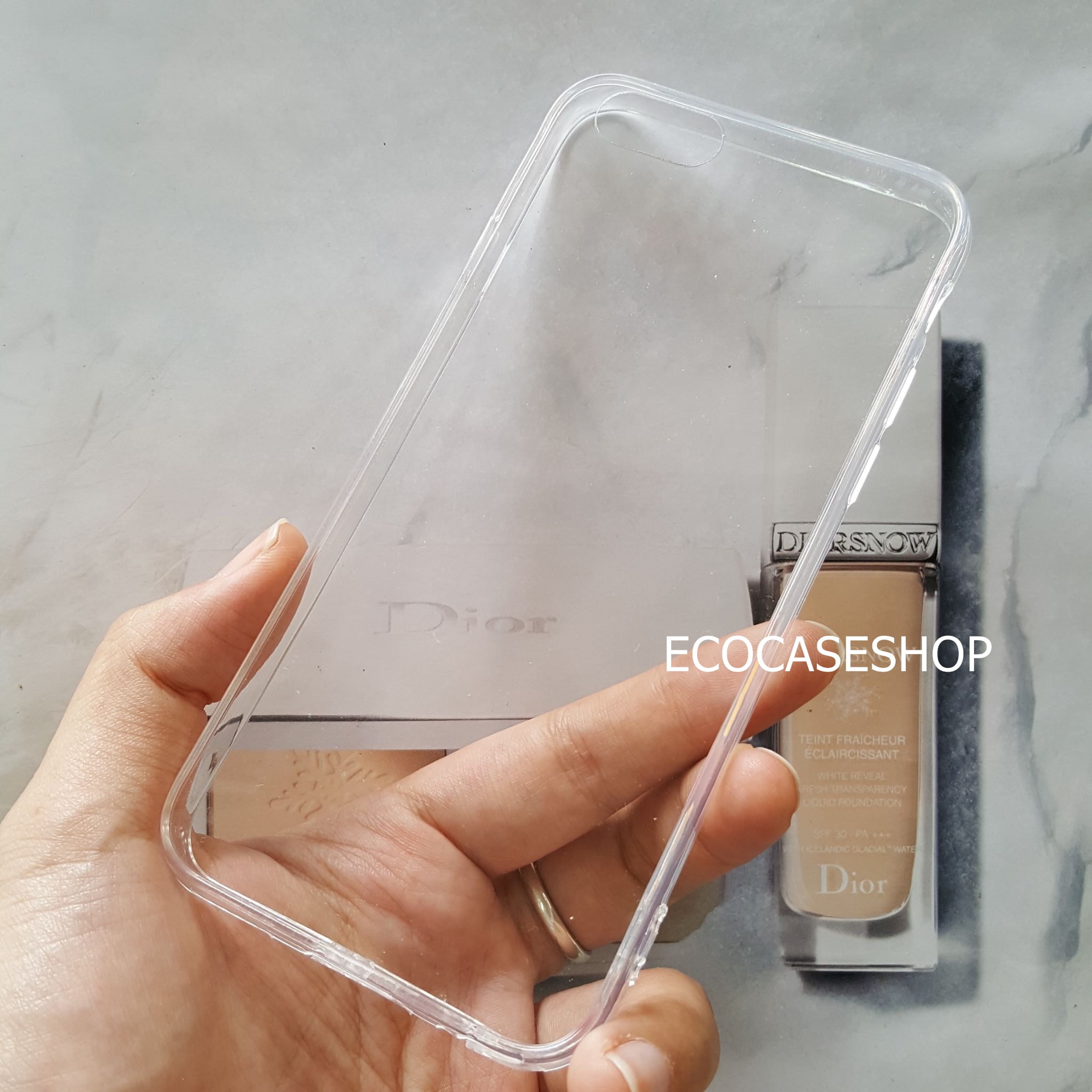 iPhone6/6s เคสขอบนิ่มบางใสขอบด้านข้างสูง(เหมาะสำหรับทำเรซิ่น)