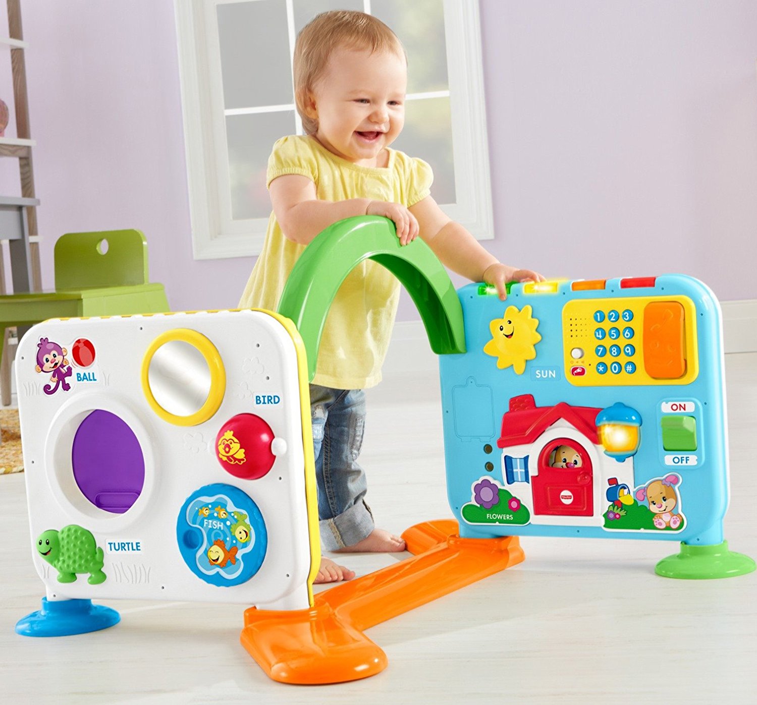 ของเล่นรุ่นใหม่ล่าสุด Fisher-Price Laugh & Learn Crawl-Around Learning Center