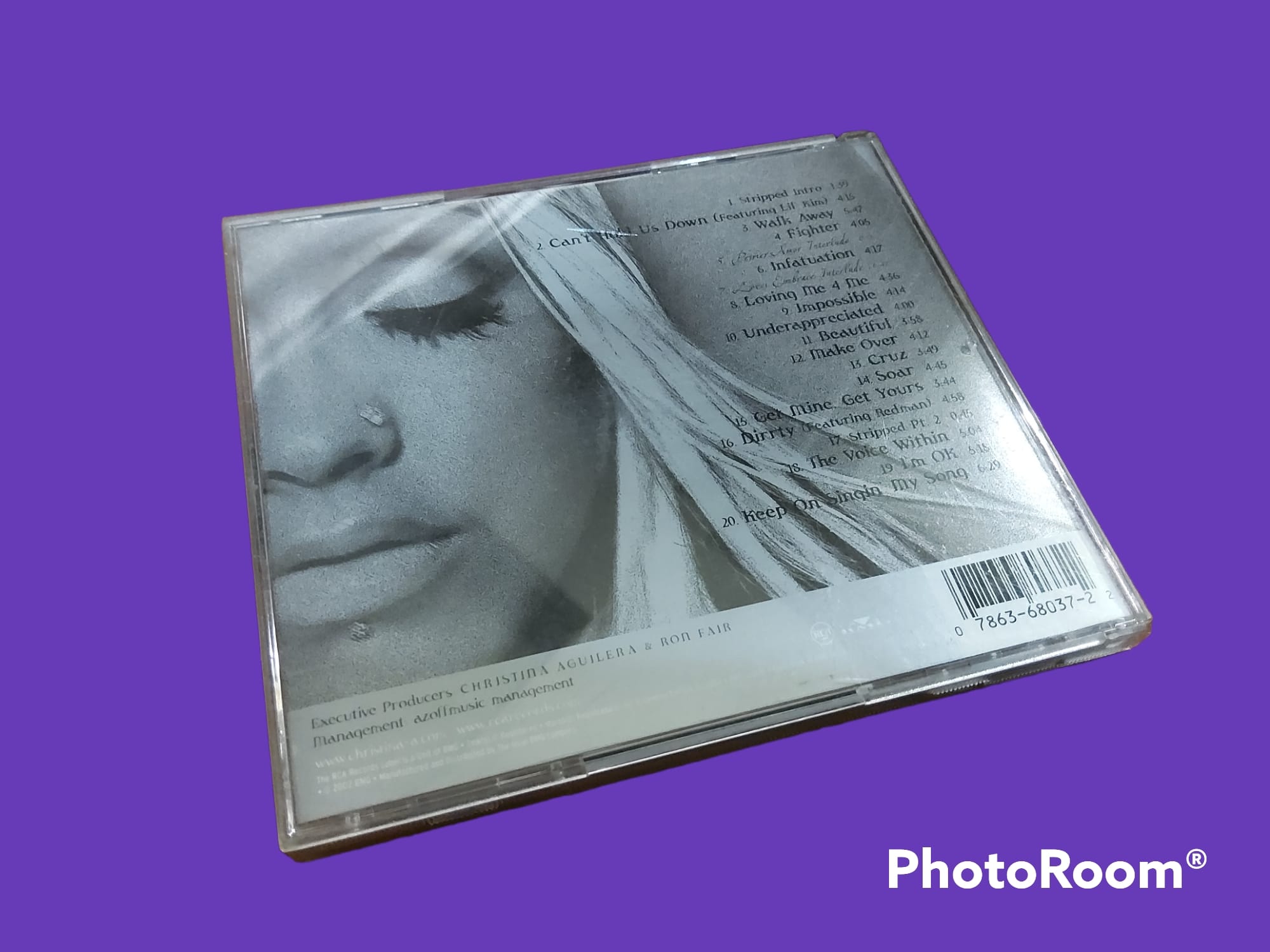 CD เพลง Christina Aguilera Stripped · พ.ศ. 2545