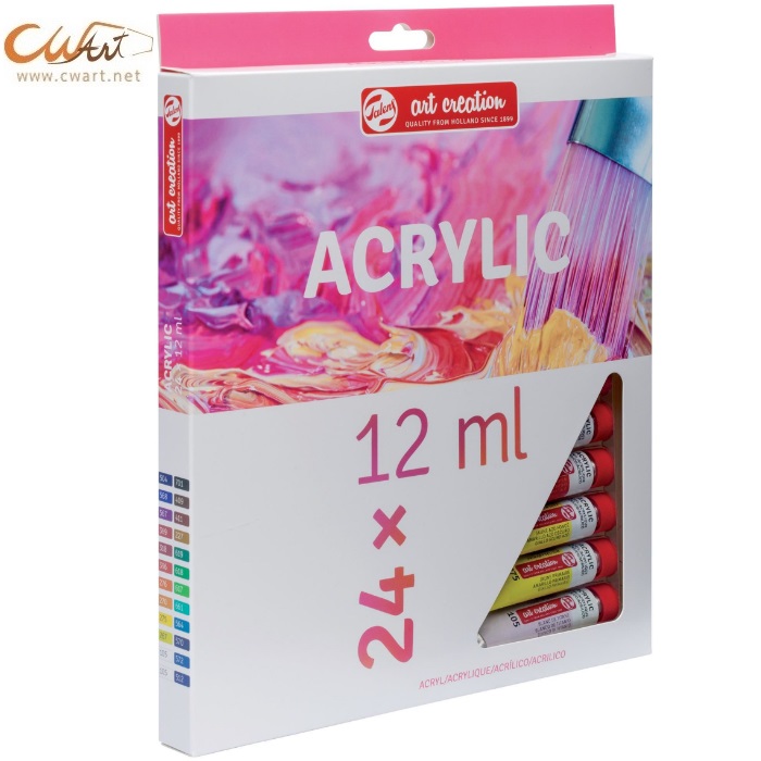 Art Creation Acrylic Color 12ml Set of 24