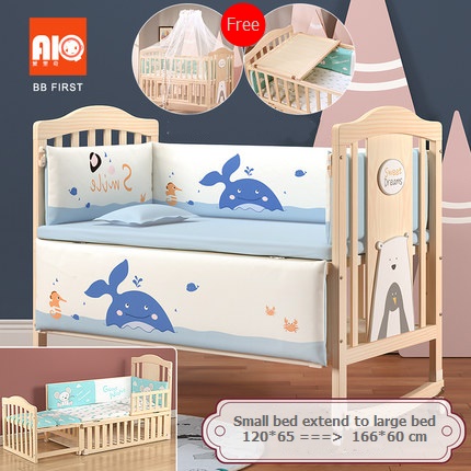 เตียงนอนไม้สำหรับเด็ก Double Bed ปรับขยายเตียงใหญ่ได้ TB101013 (W3)