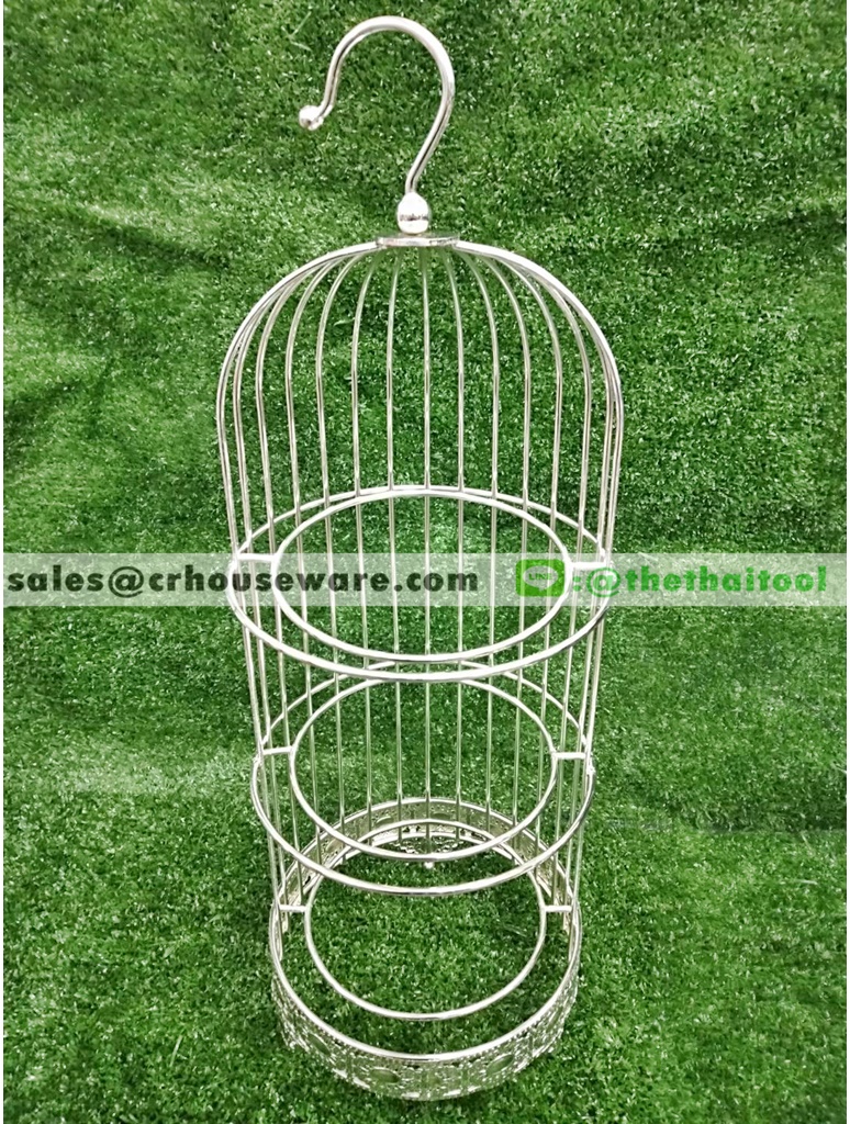 ชั้นโชว์กรงนก พร้อมจาน 005-STK-22, ชั้นโชว์กรงนกVIP,ชั้นโชว์อาหารขนม,ชั้นโชว์Catering_Product,