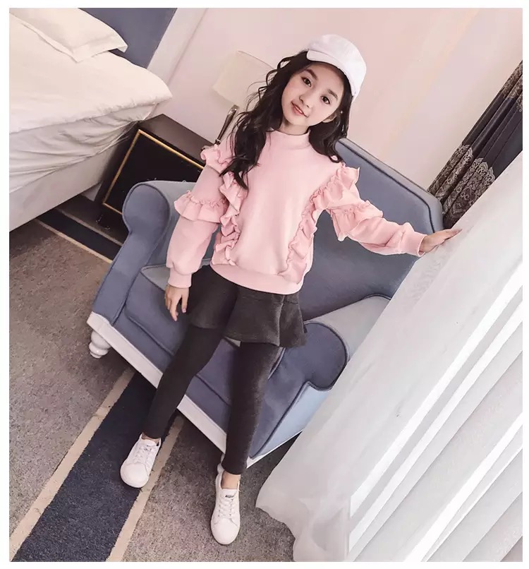 เลกกิ้งกระโปรง ระบาย มีให้เลือก 2 รุ่น