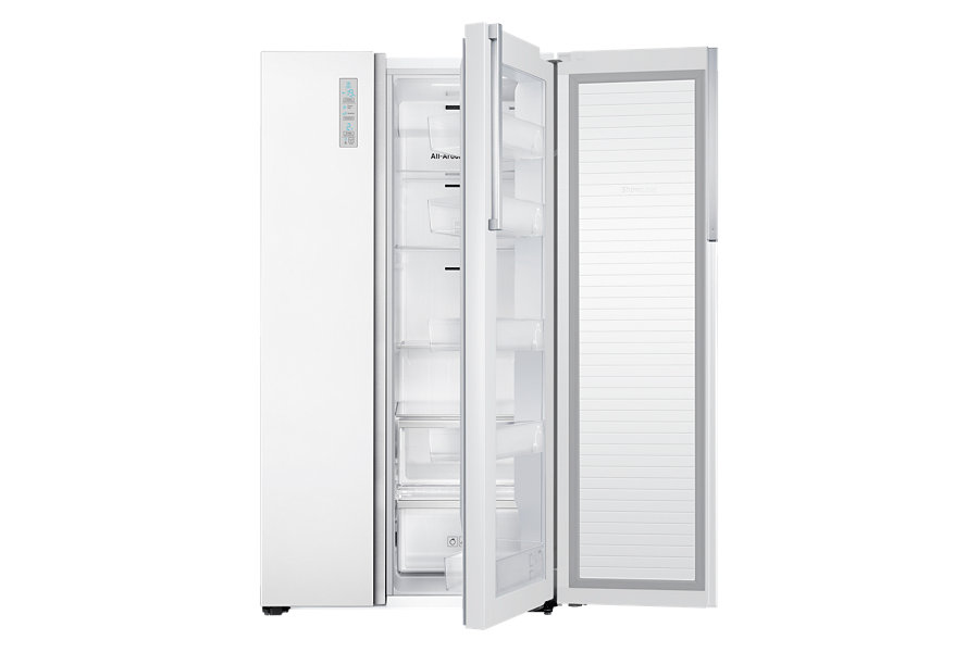 Samsung ตู้เย็น Side by Side Food Showcase ความจุ 625 ลิตร รุ่น RH60H8130WZ/ST