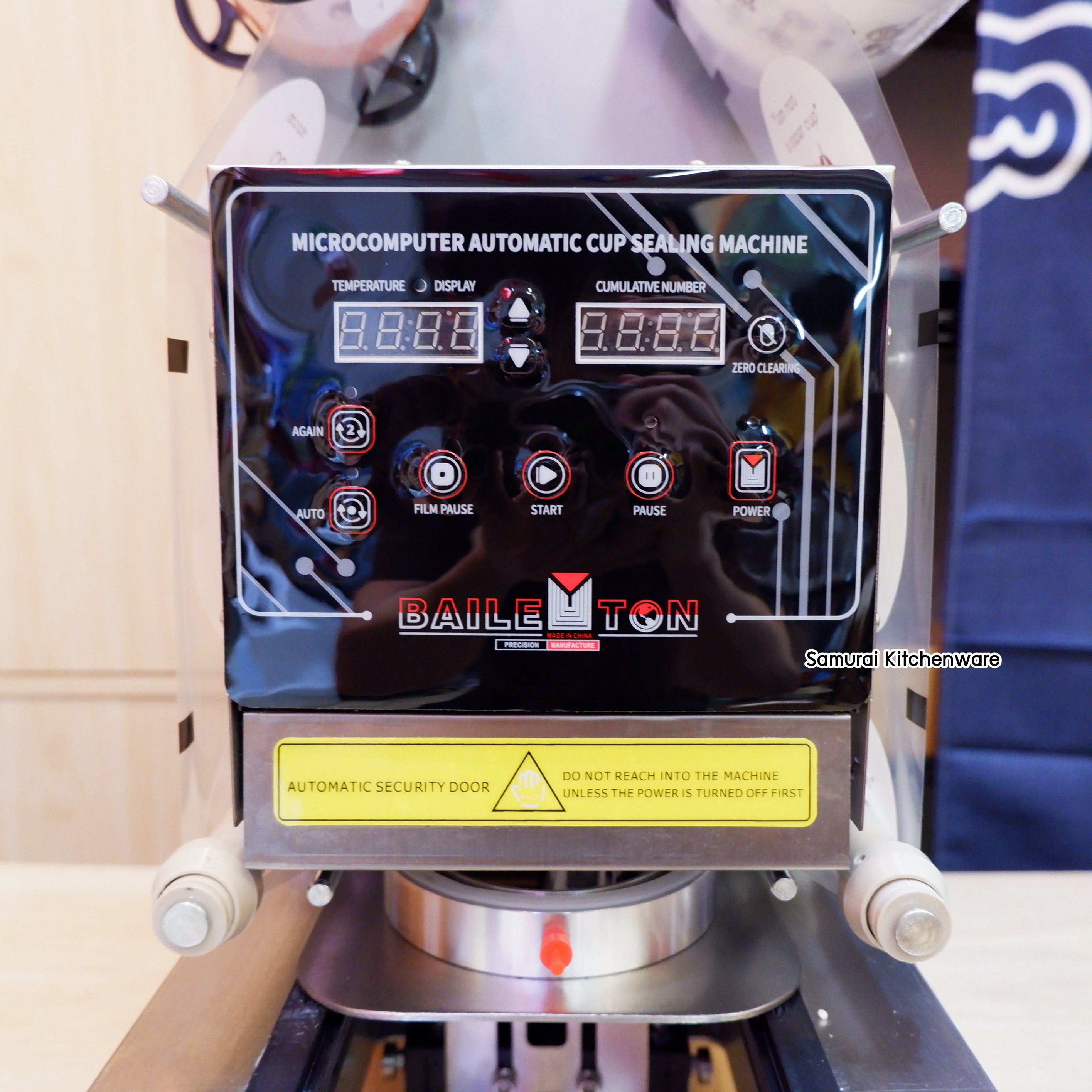 เครื่องซีลฝาแก้ว สแตนเลส อัตโนมัติ (Auto)