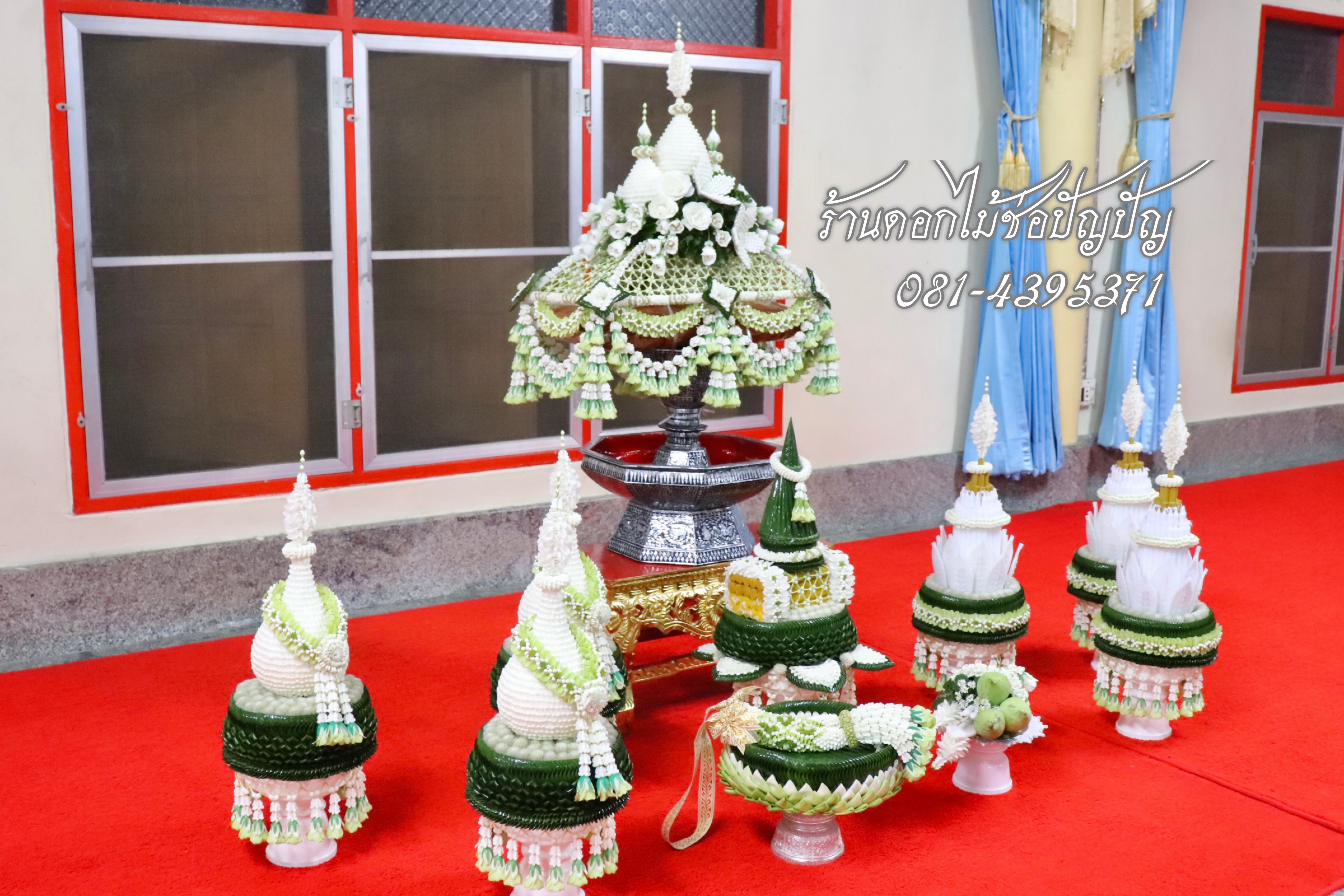 เครื่องบวชดอกไม้สด ชุด D12