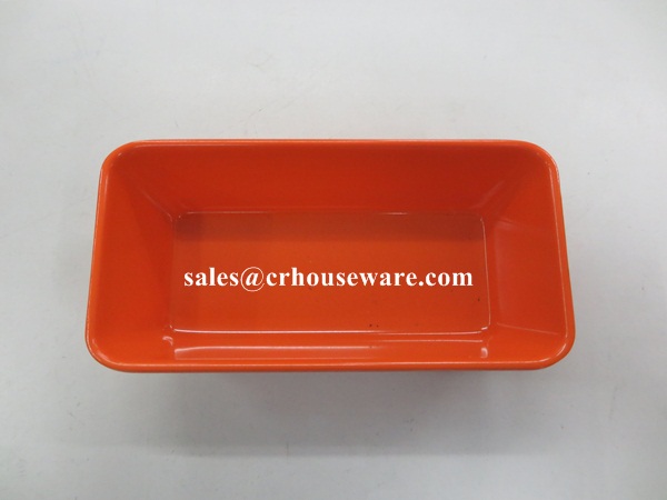 ถ้วยทรงสี่เหลี่ยม 2.5*5 นิ้ว สีส้ม 017-D989-5