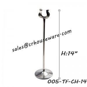 ป้ายเสียบการ์ดความสุง 14” ฐานเรียบ 005-TF-CH-14,Card stands,đứng thẻ,kinatatayuan card,ឈរកាត,ที่เสียบกระดาษ,ที่เสียบเมนู,看台上网卡,