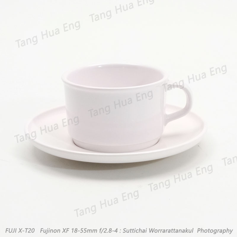 ชุดกาแฟ ตรายูนิก้า CP991-6 สีครีมขาว/ชมพู /ฟ้า