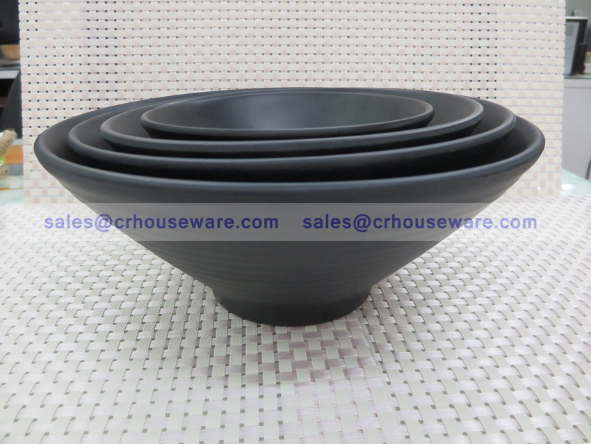 ชามราเมง ชามก๋วยเตี๋ยว ลายลอนเล็ก 9 นิ้ว 017-PX-F155490