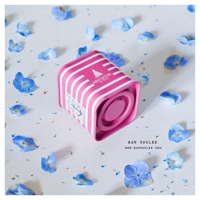 Pink Tin Money Box กระปุกออมสินสีชมพู งานสังกะสี