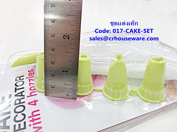 ชุดแต่งเค้ก รหัสสินค้า 017-CAKE-SET