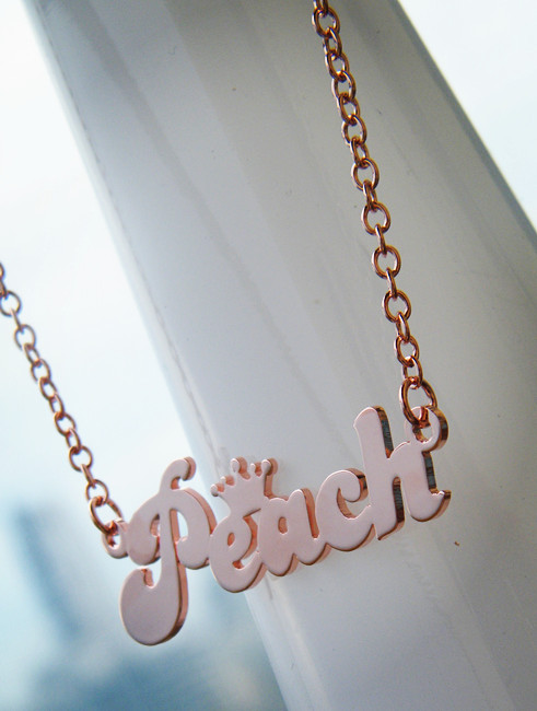สร้อย ภาษาอังกฤษ ความหมายดี Peach