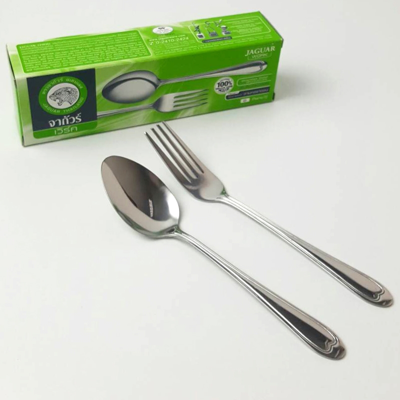 ช้อนส้อมสเตนเลส ลายคอราซอน ( โหลละ )