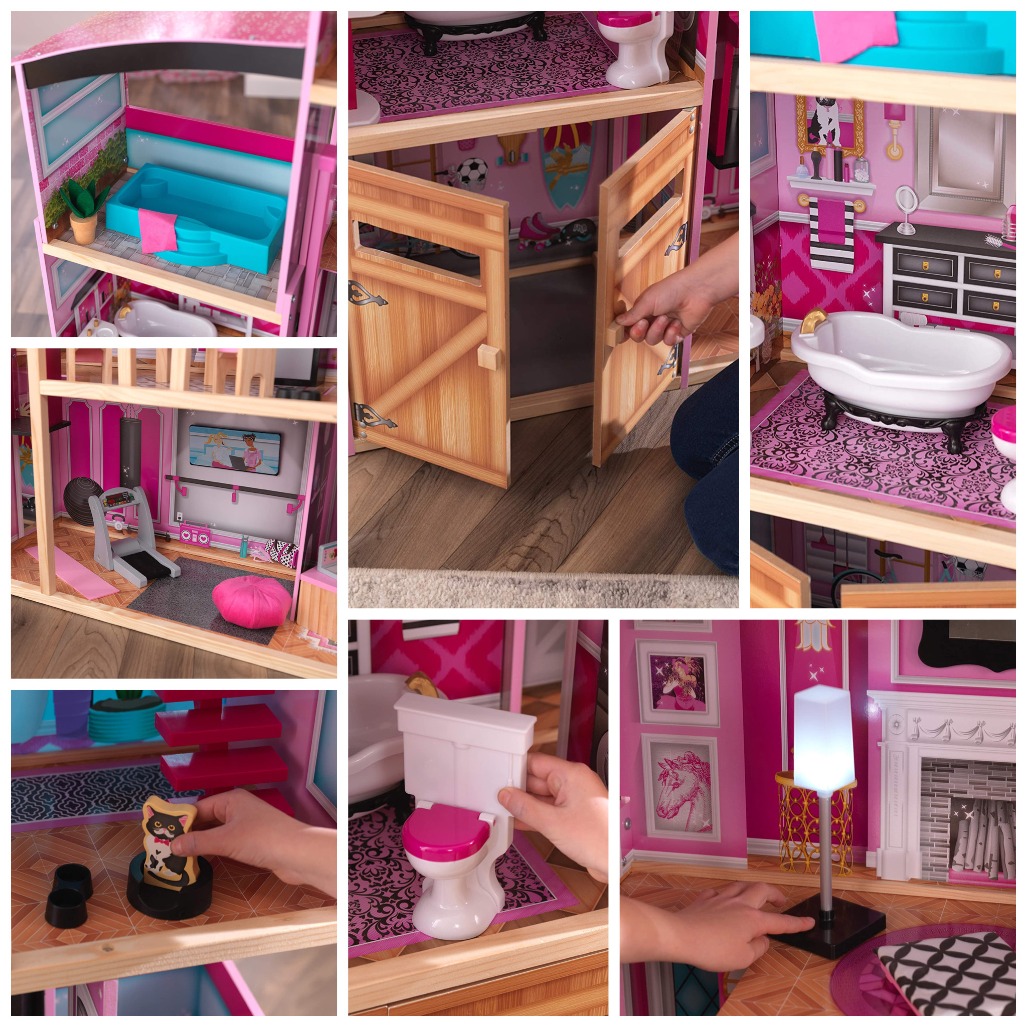 บ้านไม้ตุ๊กตา KidKraft Shimmer Mansion Dollhouse