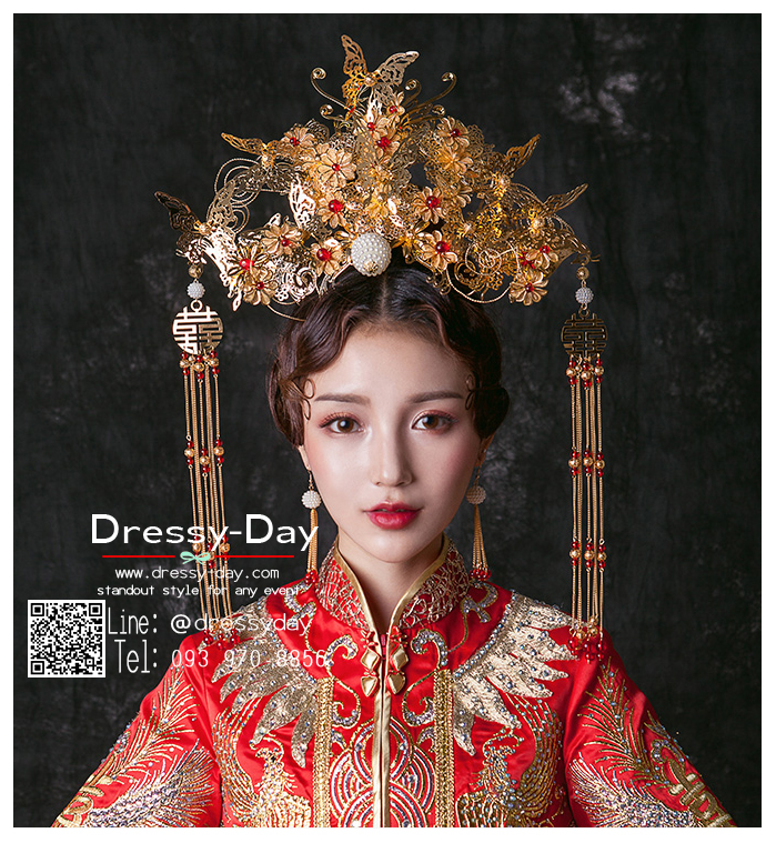 รหัส ปิ่นปักผมจีน : TR156 เครื่องประดับจีนโบราณ เซ็ตเครื่องประดับศีรษะจีน ปิ่นปักผมจีนโบราณพร้อมส่ง ใส่กับชุดจีนโบราณ สวย หรู ปังปุริเย่