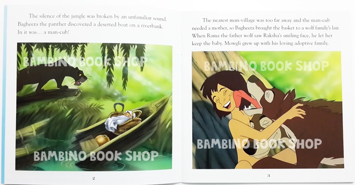 หนังสือนิทานการ์ตูนคลาสสิค 'เมาคลี ลูกหมาป่า' / Storybook : Disney Jungle Book