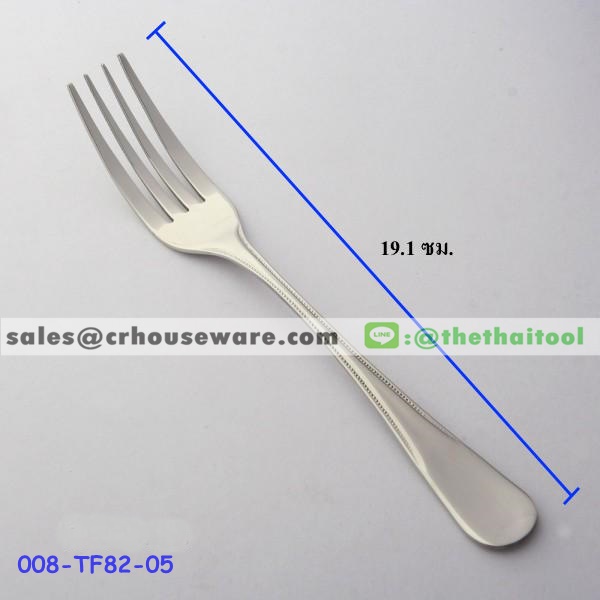 ส้อมคาวสแตนเลส 82 ลายมุกดาหาร DINNER FORK รหัสสินค้า 008-TF82-05