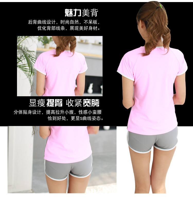 .ชุดว่ายน้ำแนวสปอร์ต เสื้อ+กางเกง รอบอก 32-38 รอบเอว 28-32 สะโพก 38-44 นิ้วค่ะ กางเกงยาว11 นิ้วค่ะ เนื้อผ้าดี งานสวยค่ะ