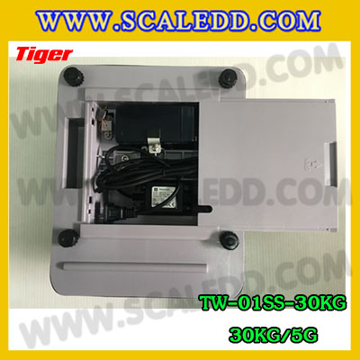 เครื่องชั่งกันน้ำ30kg รุ่น TW-01SS ตาชั่งกันน้ำ30kg เครื่องชั่งดิจิตอลกันน้ำ30kg พิกัด 30kg ความละเอียด 5g Waterproof Digital Scale ยี่ห้อ Tiger รุ่น TW-01SS
