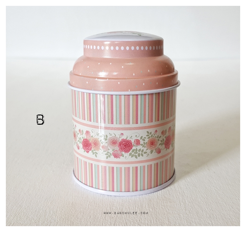 Mini Tea Tin Can กระป๋องชา งานสังกะสี ขนาดเล็ก