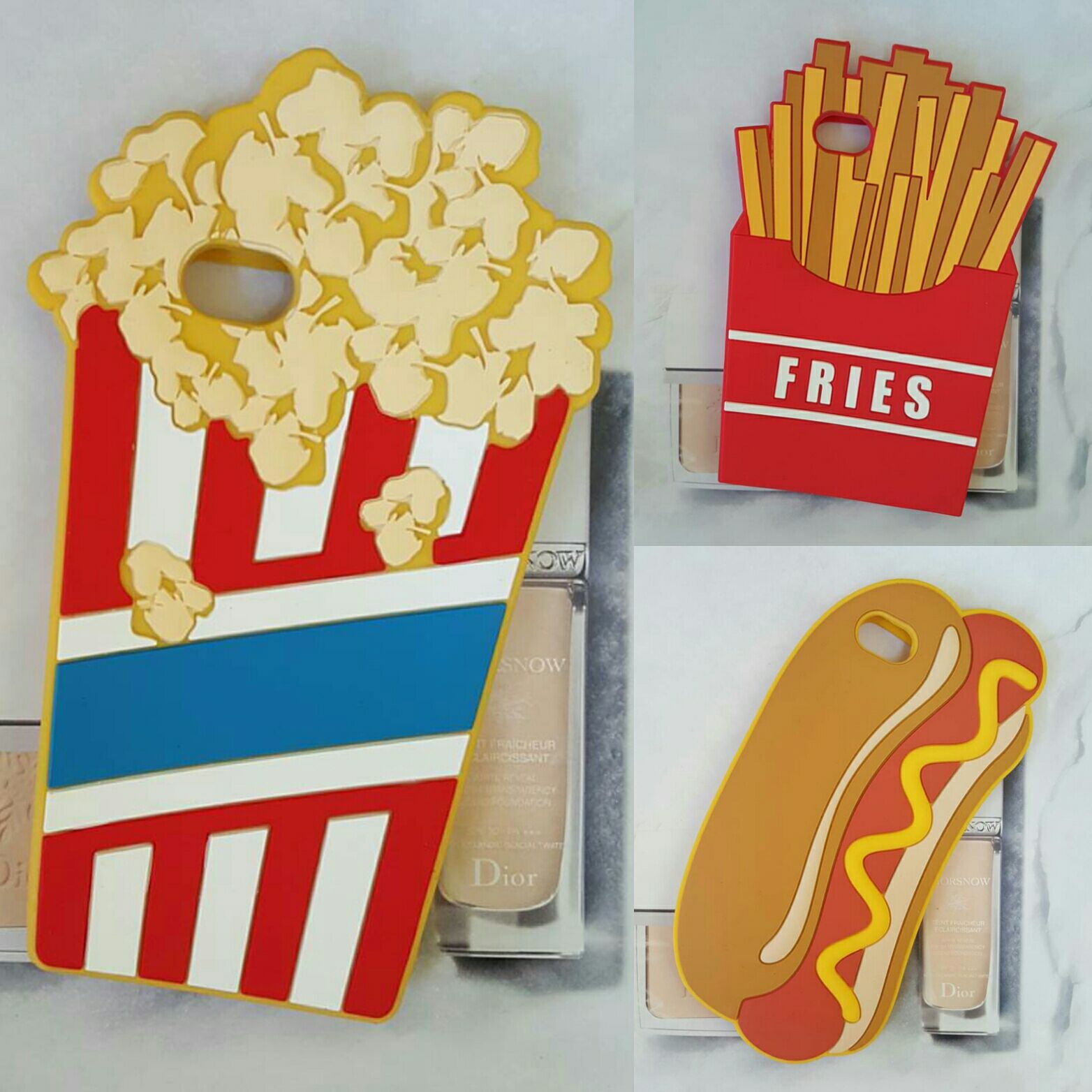 ขายเหมา 50 ชิ้น iPhone เคสนิ่มซิลิโคน(คละลาย3ลายและคละรุ่น)