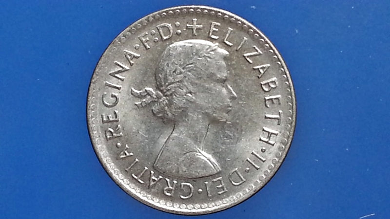 เหรียญ เงินตรา ประเทศ ออสเตรเลีย Pence (with F:D:) 1961