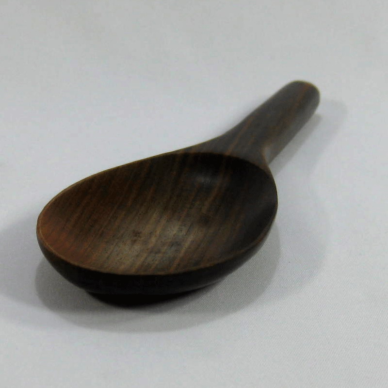 ทัพพีตักข้าวไม้พยูงด้ามเรียบ # 405