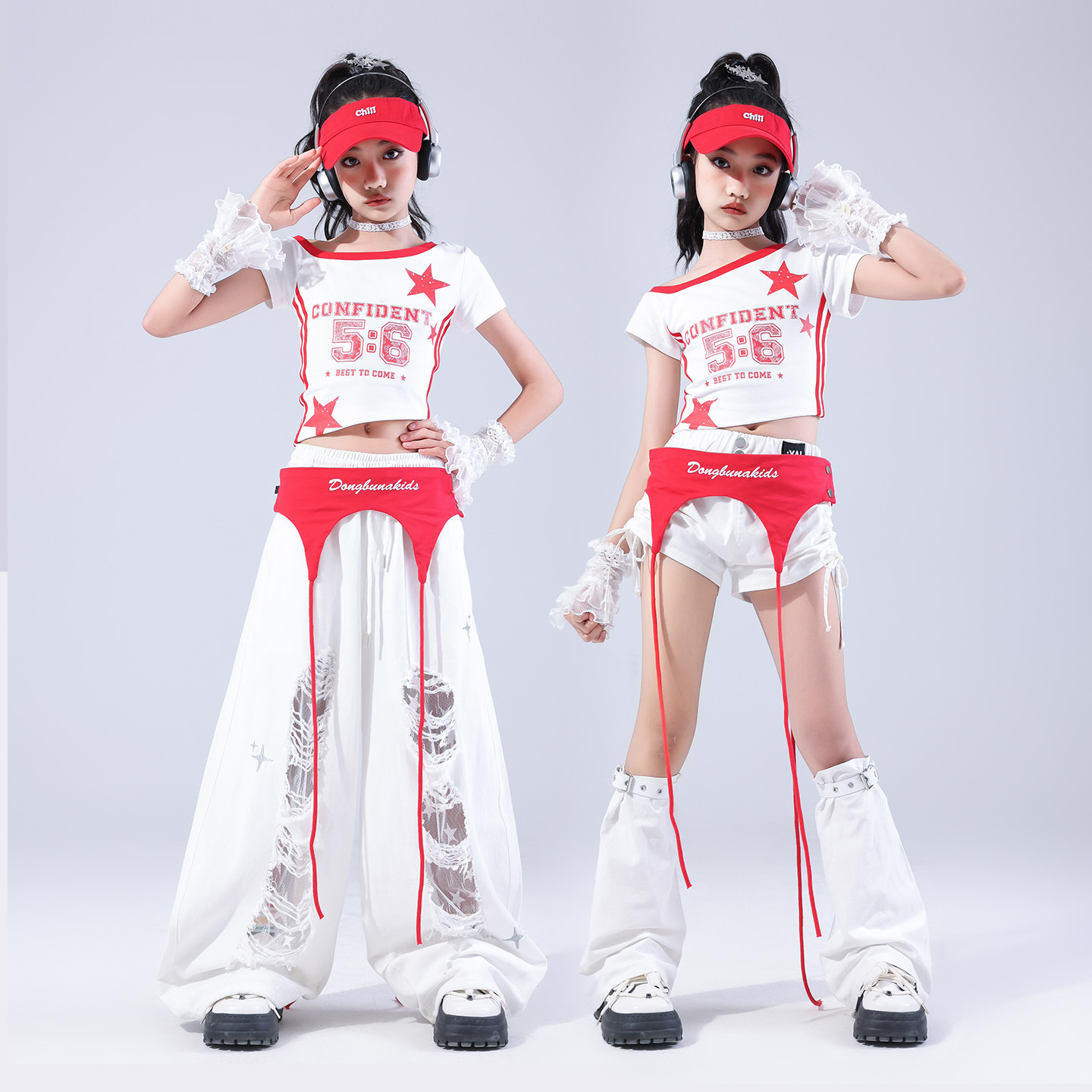 friendly4kid ชุดเต้น ผ้าผูกเอว ผ้าคาดเอว พร๊อพเสริม อุปกรณ์ประกอบ