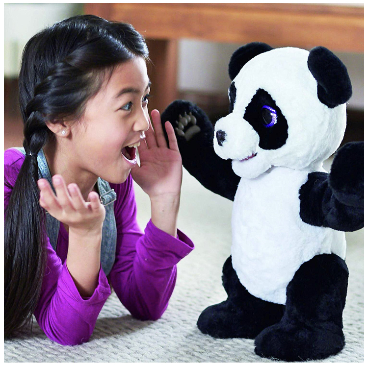 ตุ๊กตาโต้ตอบได้ Furreal Plum, The Curious Panda Bear Cub Interactive Plush Toy