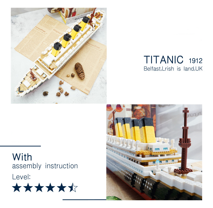 เลโก้นาโน Titanic(เรือไททานิค) Size Jumbo