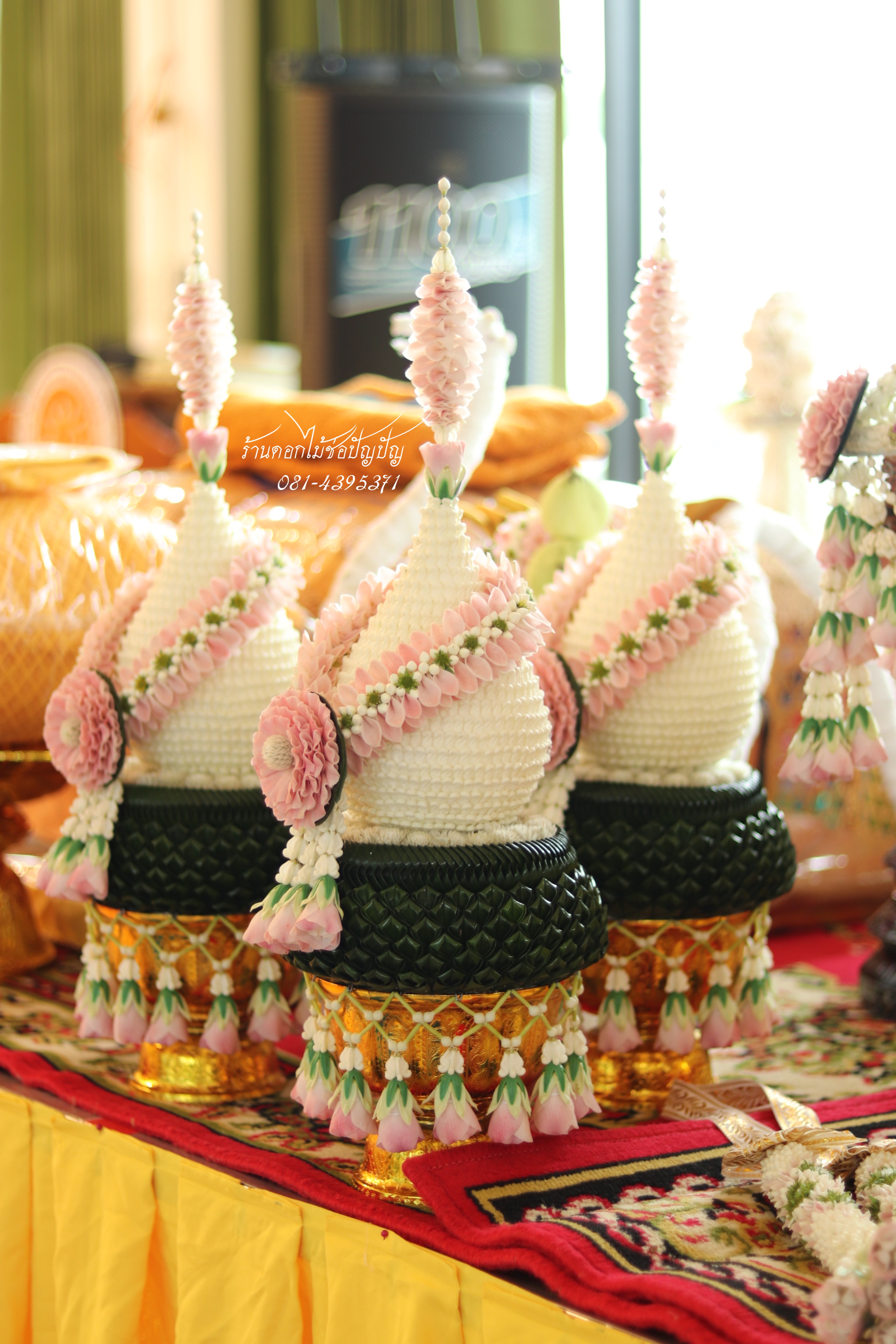 เครื่องบวชดอกไม้สด ชุดD9