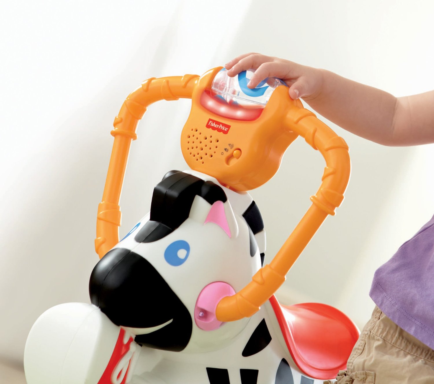 ม้าลายดึ๋งดั๋ง Fisher-Price Go Baby Go! Bounce & Spin Zebra