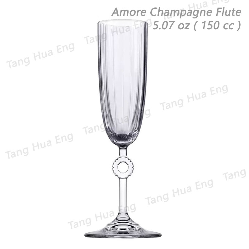 ( 12 ใบ ) แก้วแชมเปญ Pasabahce Amore Champagne Flute 150 cc. #440313-1106367