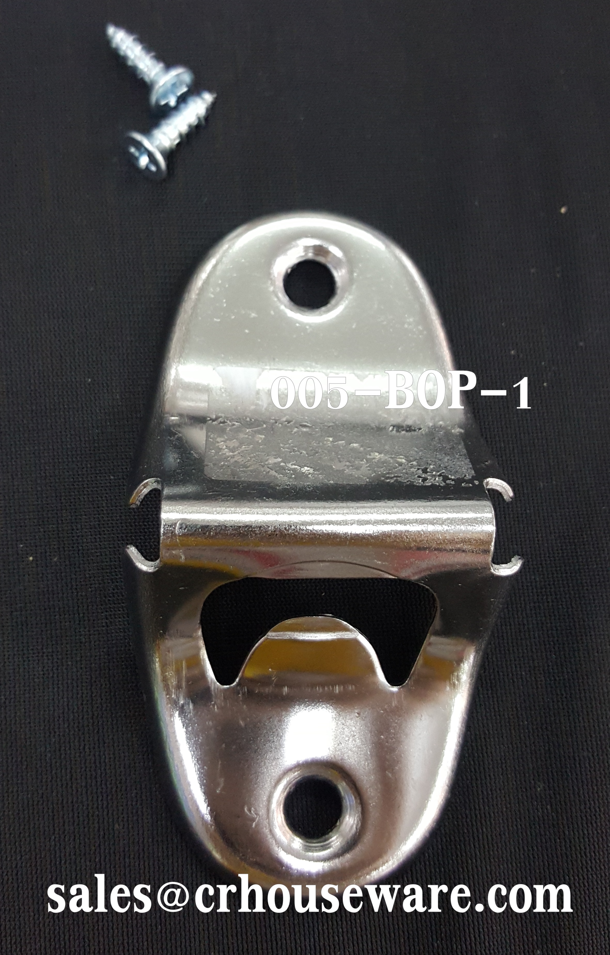 ที่เปิดขวดแบบติดฝาผนังโรงแรม ,S/Steel Bottle Opener Wall Mounted 005-BOP-1
