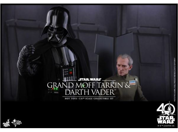 HOTTOYS - Star Wars / Episode IV A New Hope - Grand Moff Tarkin & Darth Vader Set