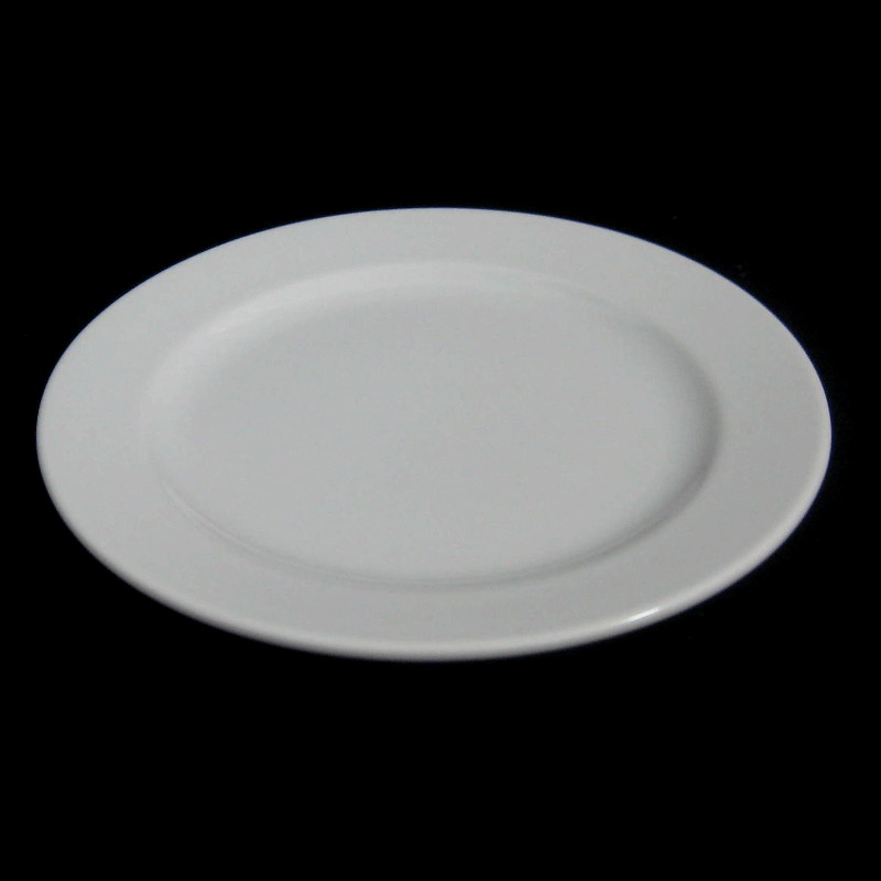 จานตื้นขอบหนา 18 ซม. ( 7 นิ้ว ) #0923 ยี่ห้อ Royal porcelain (รอยัล พอร์ซเลน )