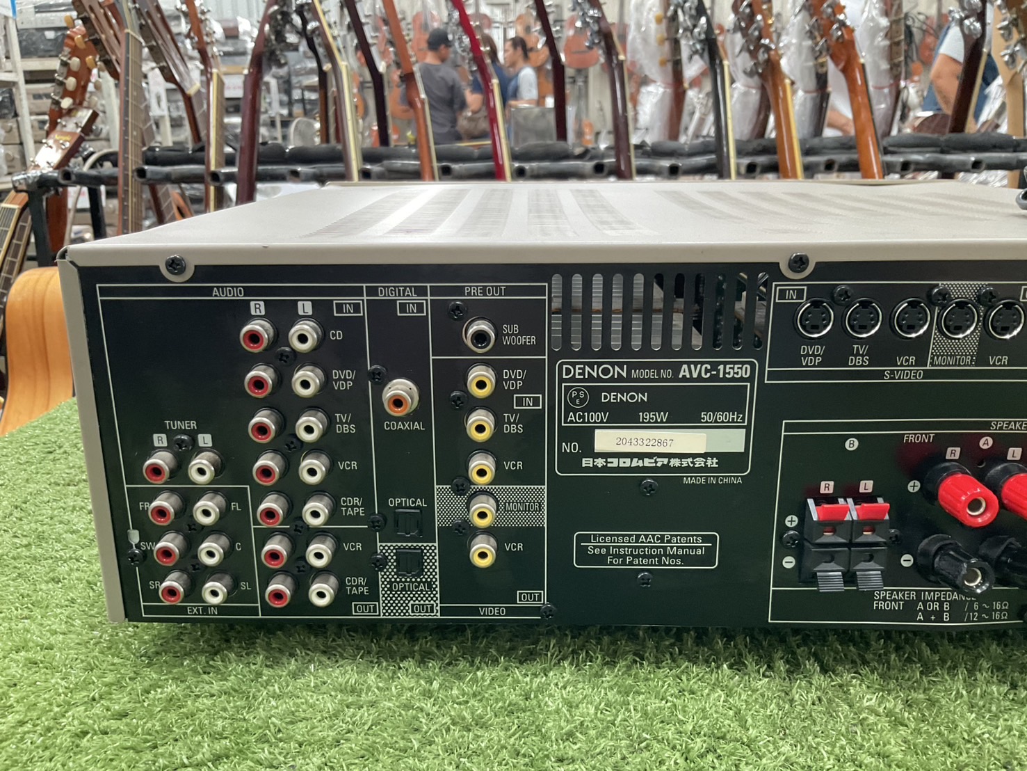 เครื่องขยายเสียง DENON : AVC-1550 สินค้าไม่พร้อมใช้งาน(ต้องซ่อม)