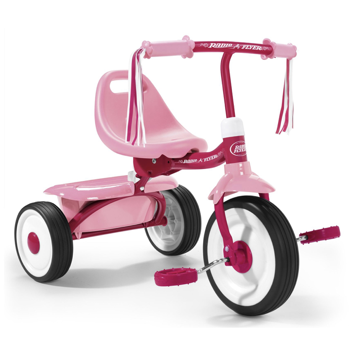 จักรยาน 3 สามล้อแบบพับได้ Radio Flyer Fold 2 Go Trike สีชมพู