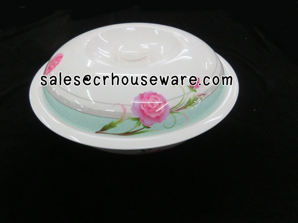 โถข้าวพร้อมฝา 10 นิ้ว 017-BL828-10 (RB)